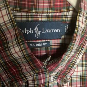 Polo Ralph Lauren Plaid Button Down
Shirt Tartan Size S